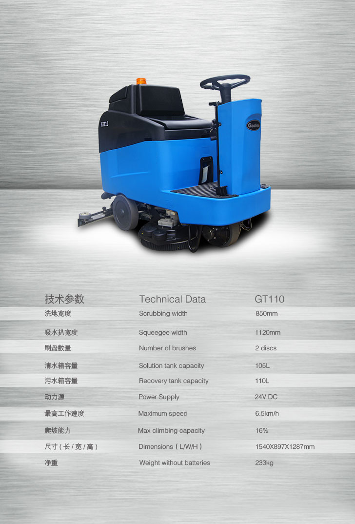 嘉得力商業節能型洗地機