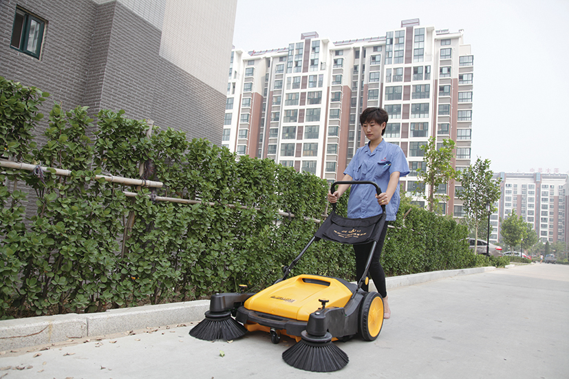 無動力手推掃地機